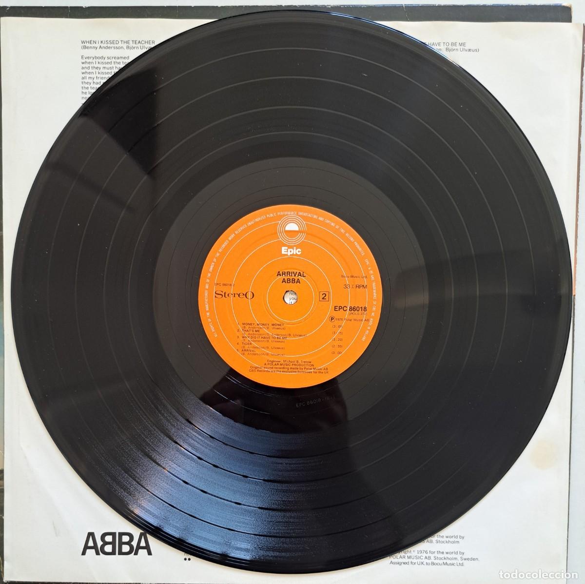 Discos de vinilo: ABBA - ARRIVAL - Epic &ndash; EPC 86018 - UK 1976 - Foto 4