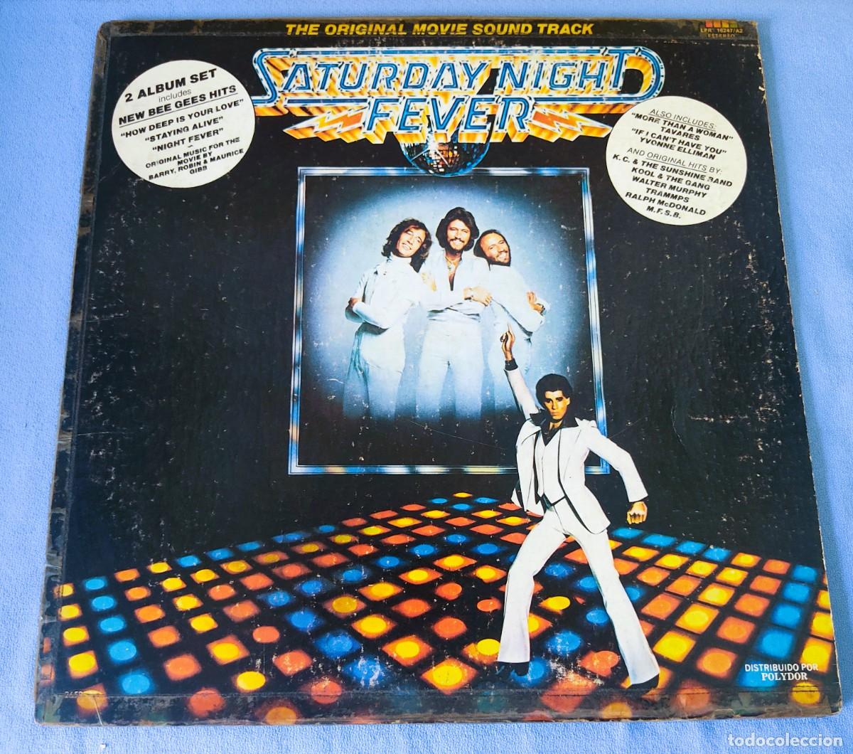 Discos de vinilo: DISCO LP DOBLE SATURDAY NIGHT FEVER BANDA SONORA DE LA PELICULA