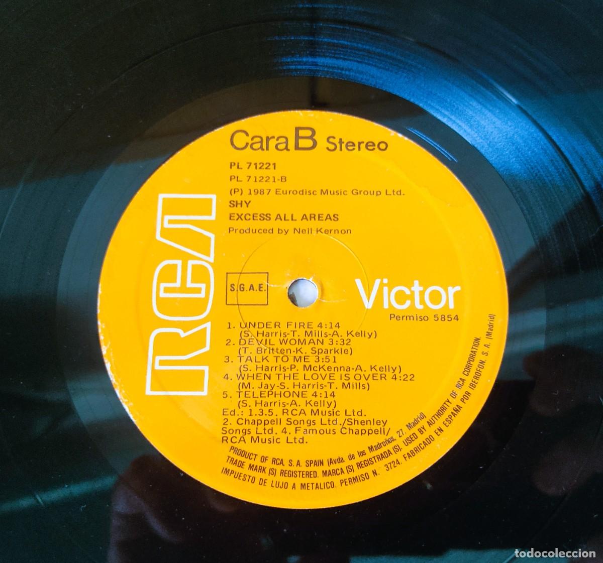 Discos de vinilo: DISCO LP SHY EXCESS ALL AREAS - Foto 7