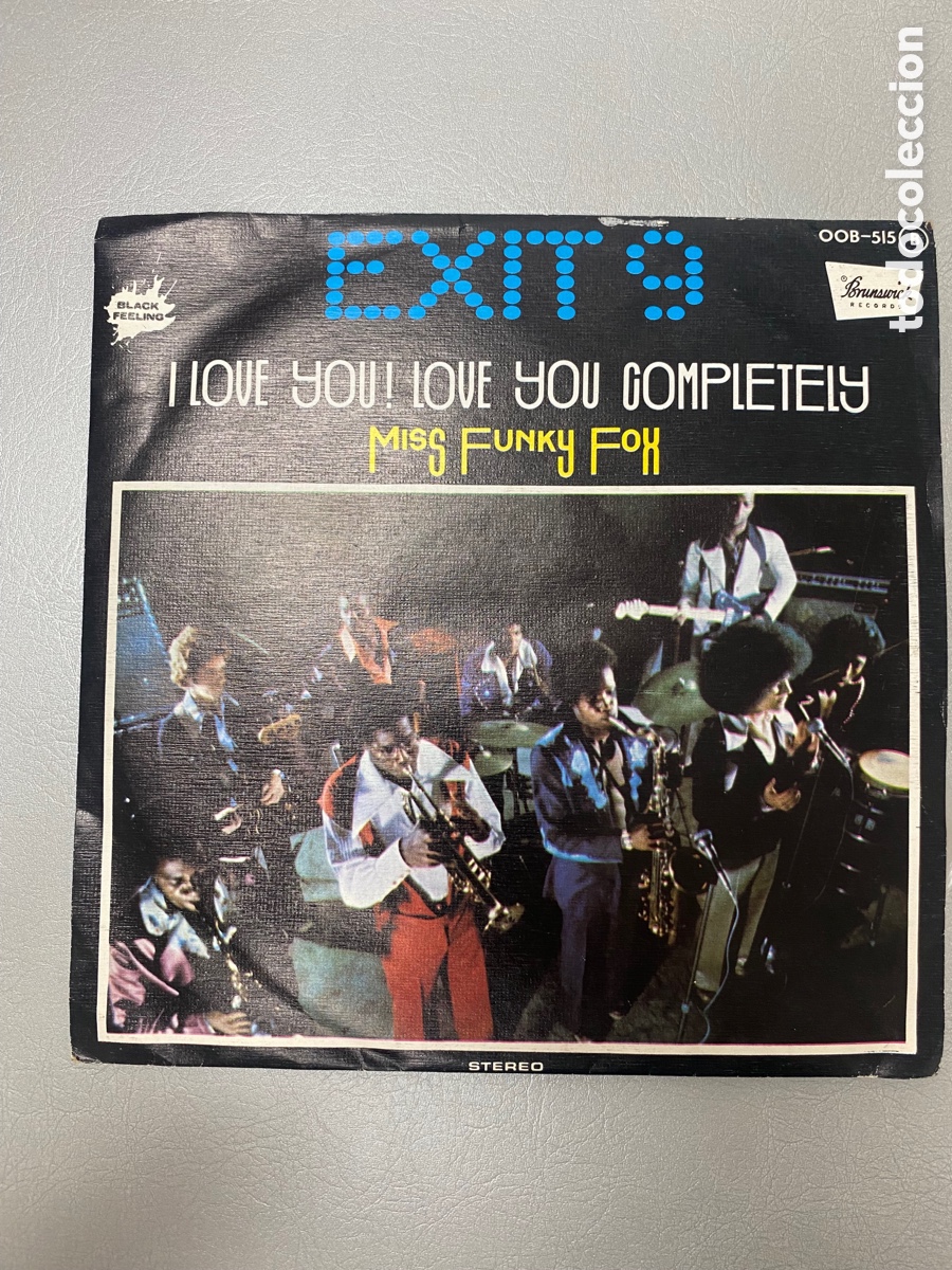 Vinyl records: EXIT 9. I love you love you completely (vinilo single 1976)