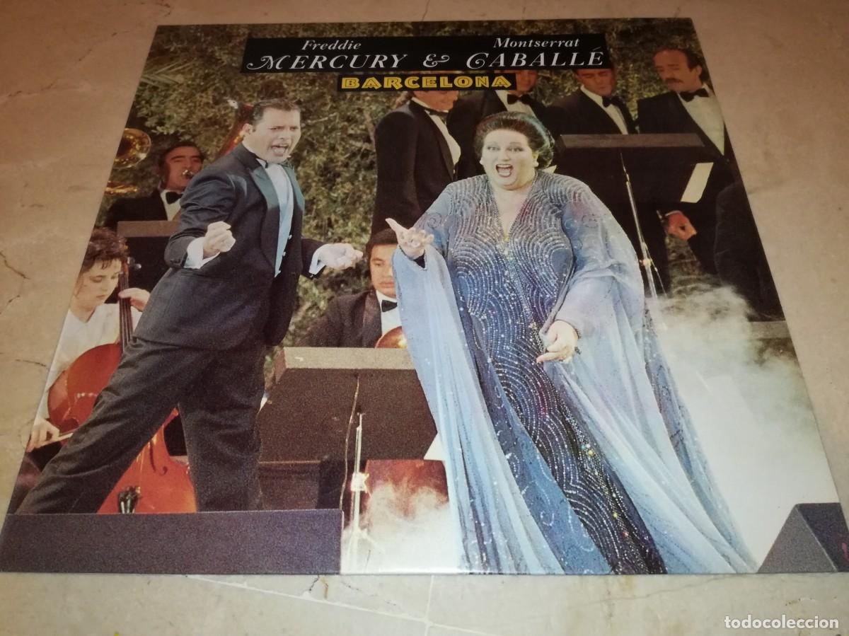 Discos de vinilo: FREDDIE MERCURY & MONTSERRAT CABALL&Eacute;-BARCELONA-EDICI&Oacute;N ESPA&Ntilde;OLA