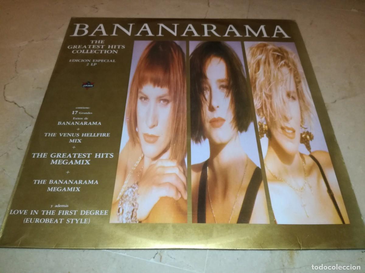 Discos de vinilo: BANANARAMA-THE GREATEST HITS COLLECTION-DOBLE LP-CONTIENE LOS ENCARTES-ORIGINAL ESPA&Ntilde;OL 1989