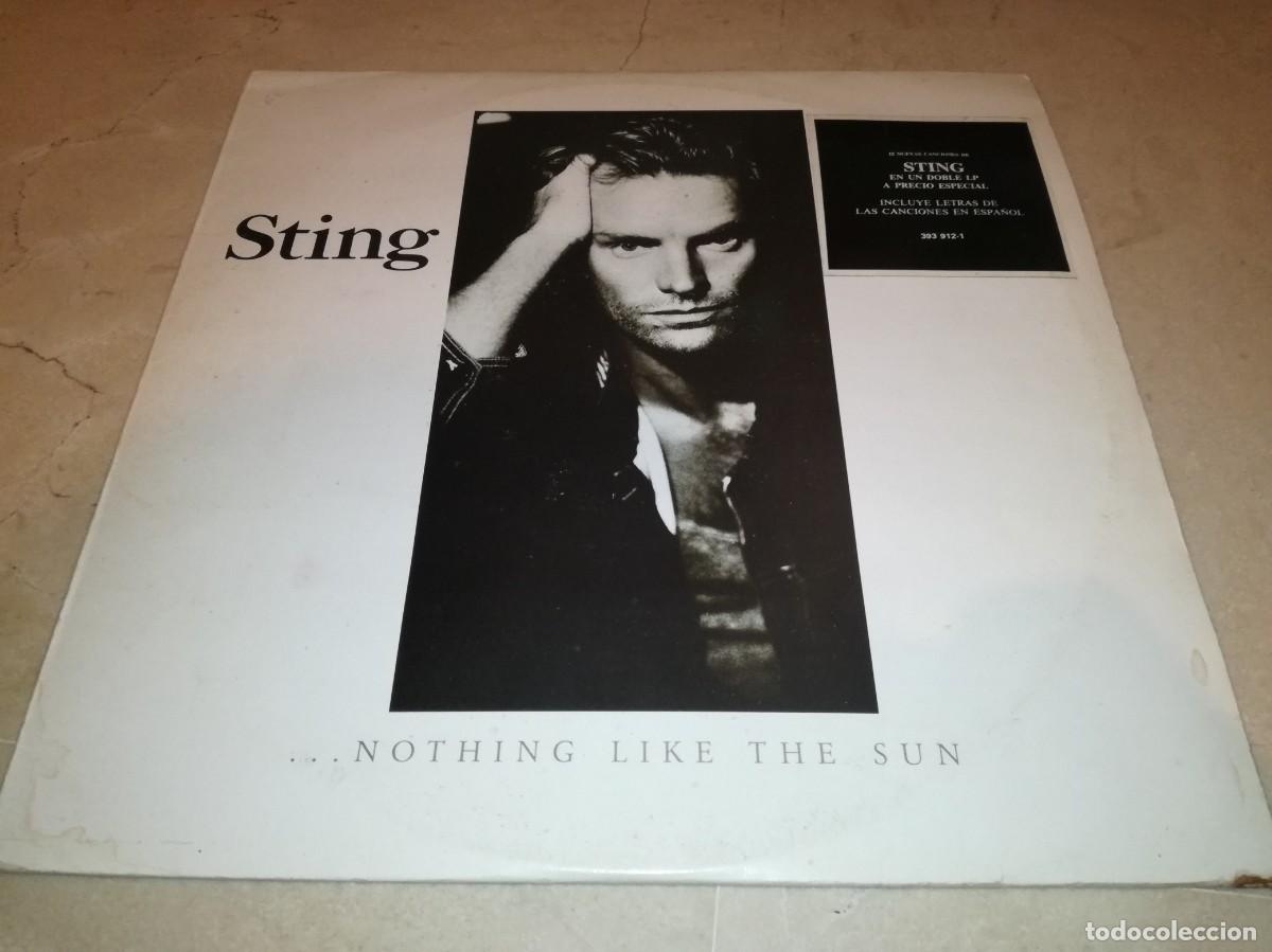 Discos de vinilo: STING-...NOTHING LIKE THE SUN-DOBLE LP-CONTIENE LOS ENCARTES-ORIGINAL ESPA&Ntilde;OL 1987