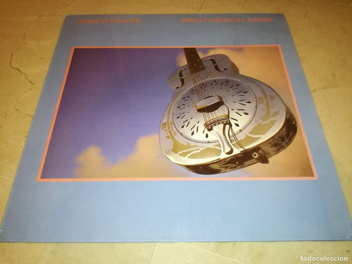 Discos de vinilo: DIRE STRAITS-BROTHERS IN ARMS-CONTIENE ENCARTE-ORIGINAL ESPA&Ntilde;OL 1985-EN BUEN ESTADO