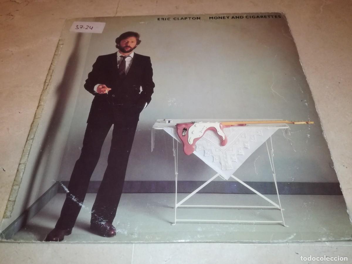 Discos de vinilo: ERIC CLAPTON-MONEY AND CIGARRETES-CONTIENE ENCARTE-ORIGINAL ESPA&Ntilde;OL 1983