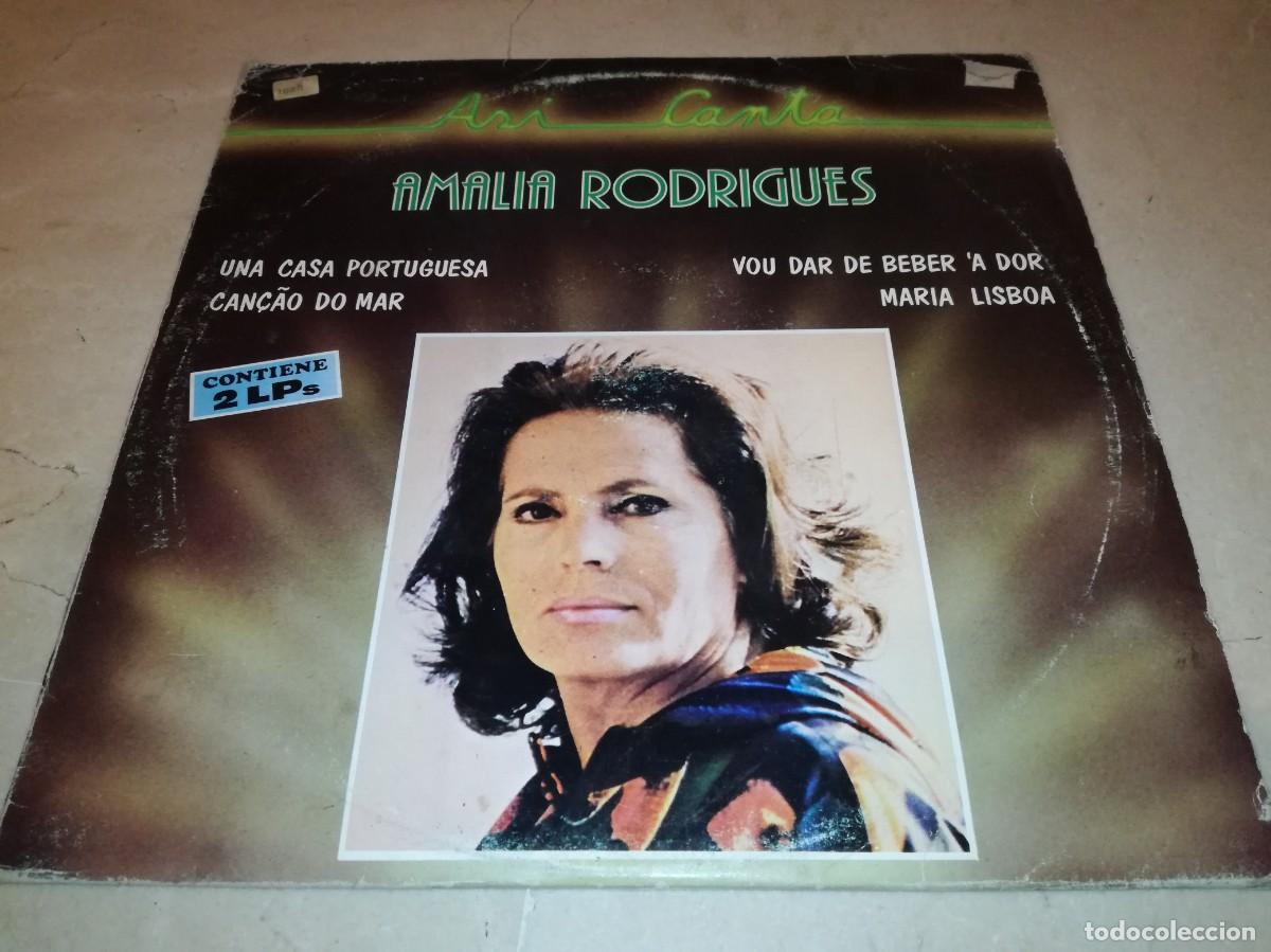 Vinyl records: AMALIA RODRIGUEZ-ASI CANTA-DOBLE LP-ORIGINAL 1982-VINILOS EN MUY BUEN ESTADO