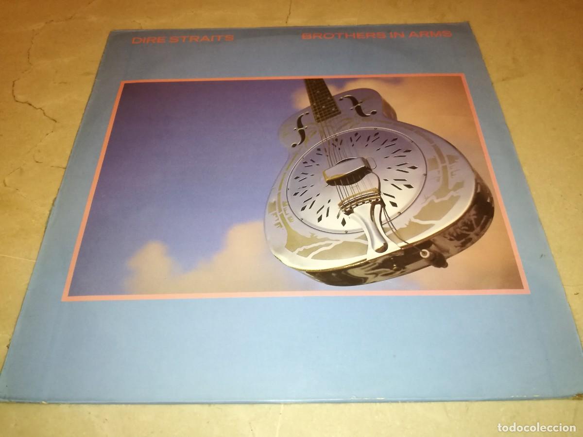 Discos de vinilo: DIRE STRAITS-BROTHERS IN ARMS-CONTIENE ENCARTE-ORIGINAL ESPA&Ntilde;OL 1985