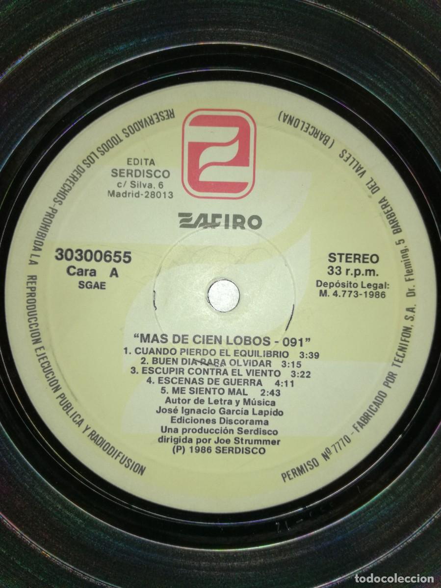 Discos de vinilo: 091-MAS DE 100 LOBOS-ORIGINAL 1989 - Foto 3