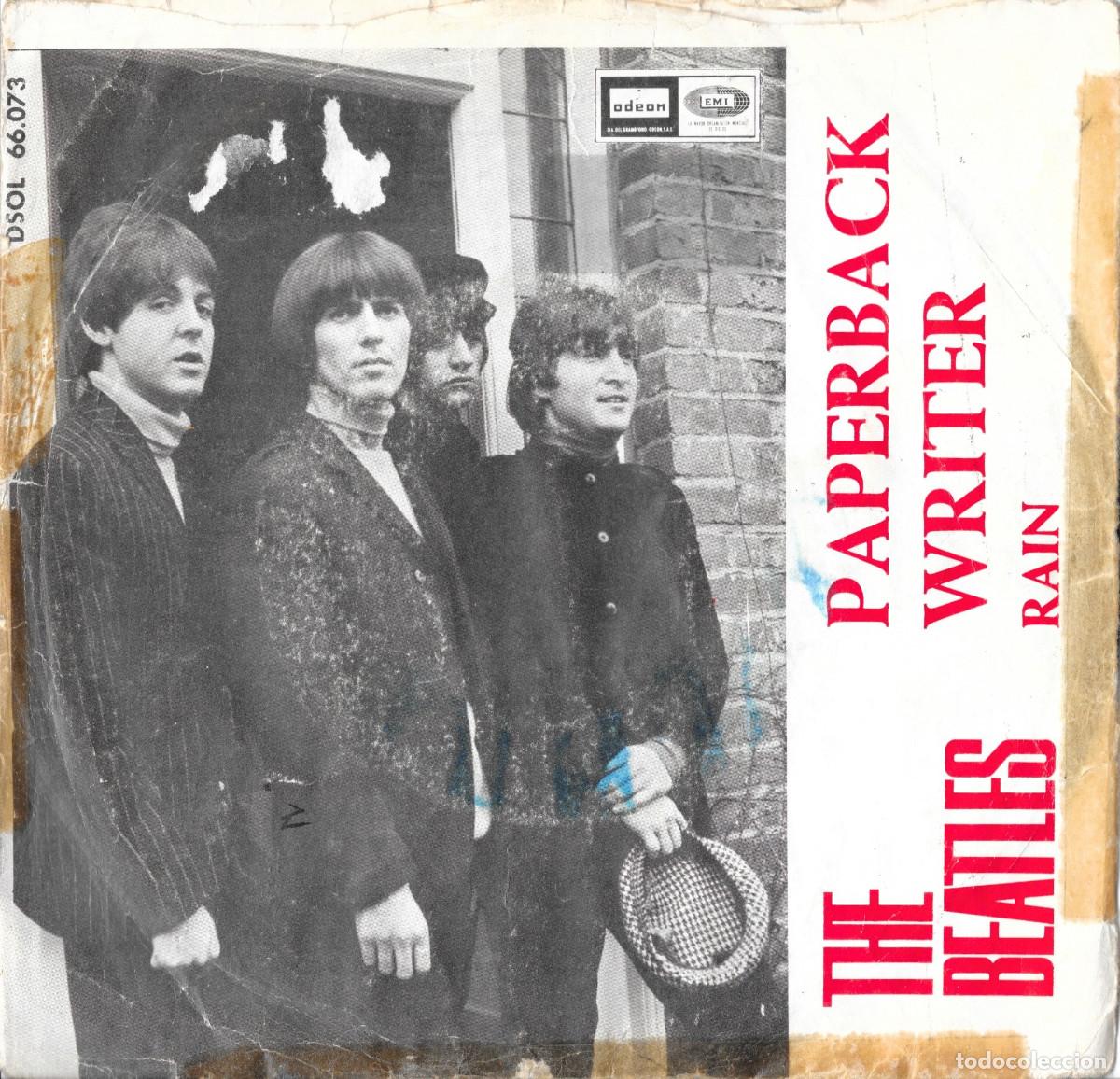 Discos de vinilo: Single Paperback writer / Rain - BEATLES - Compra m&iacute;nima 6&euro;