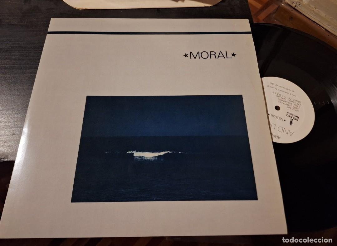 Discos de vinilo: MORAL - AND LIFE IS LP DINAMARCA - ARP GRAMOFON 1984 - SYNTH POP