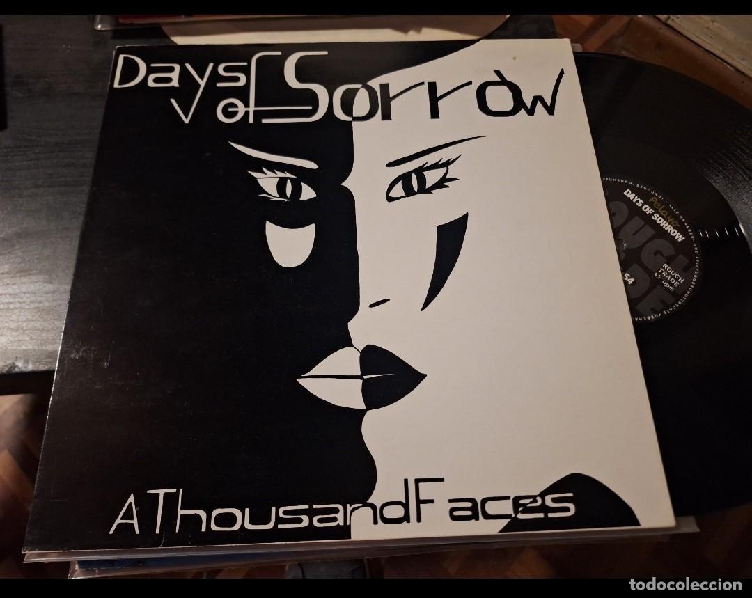 Discos de vinilo: DAYS OF SORROW - A THOUSAND FACES 12&rdquo; MAXI ALEMANIA ROUGH TRADE 1986 - NEW WAVE SYNTH POP