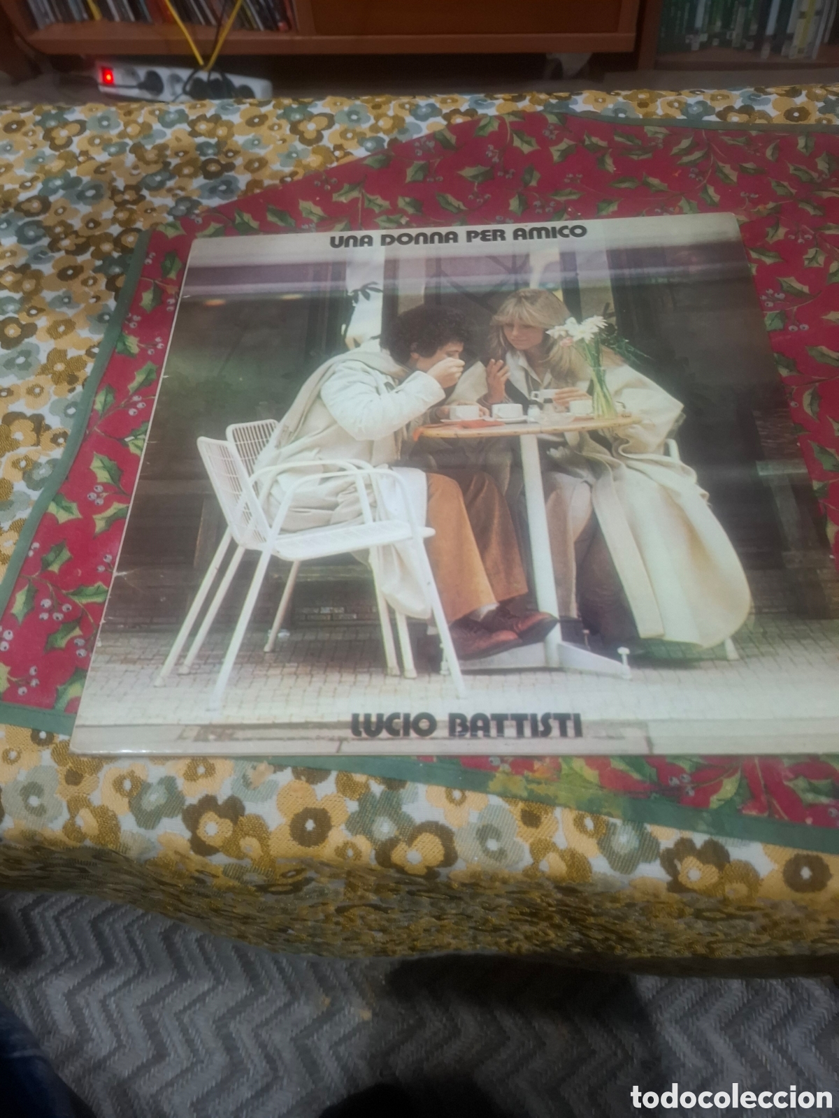 Discos de vinilo: Lucio Battisti una donna per amico ed espa&ntilde;ola gatefold
