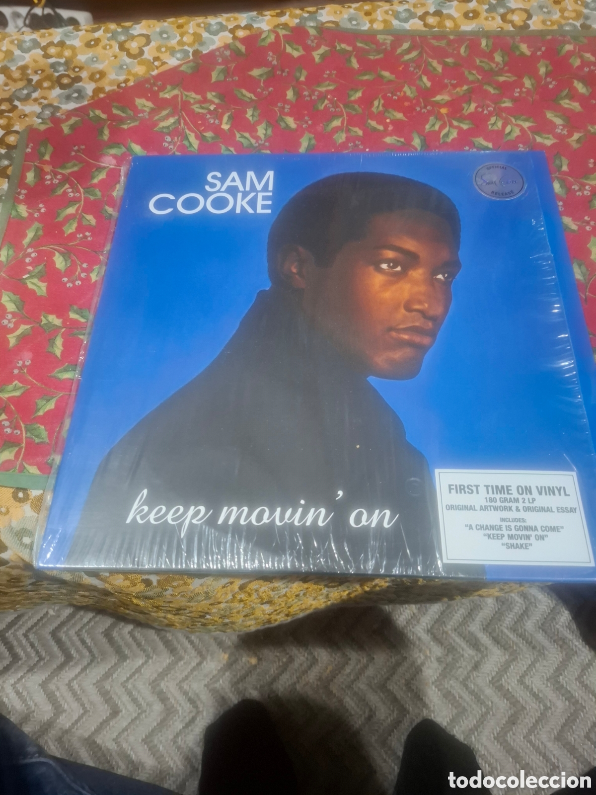 Discos de vinilo: Sam Cooke Keep Movin On 2 lp reed oficial