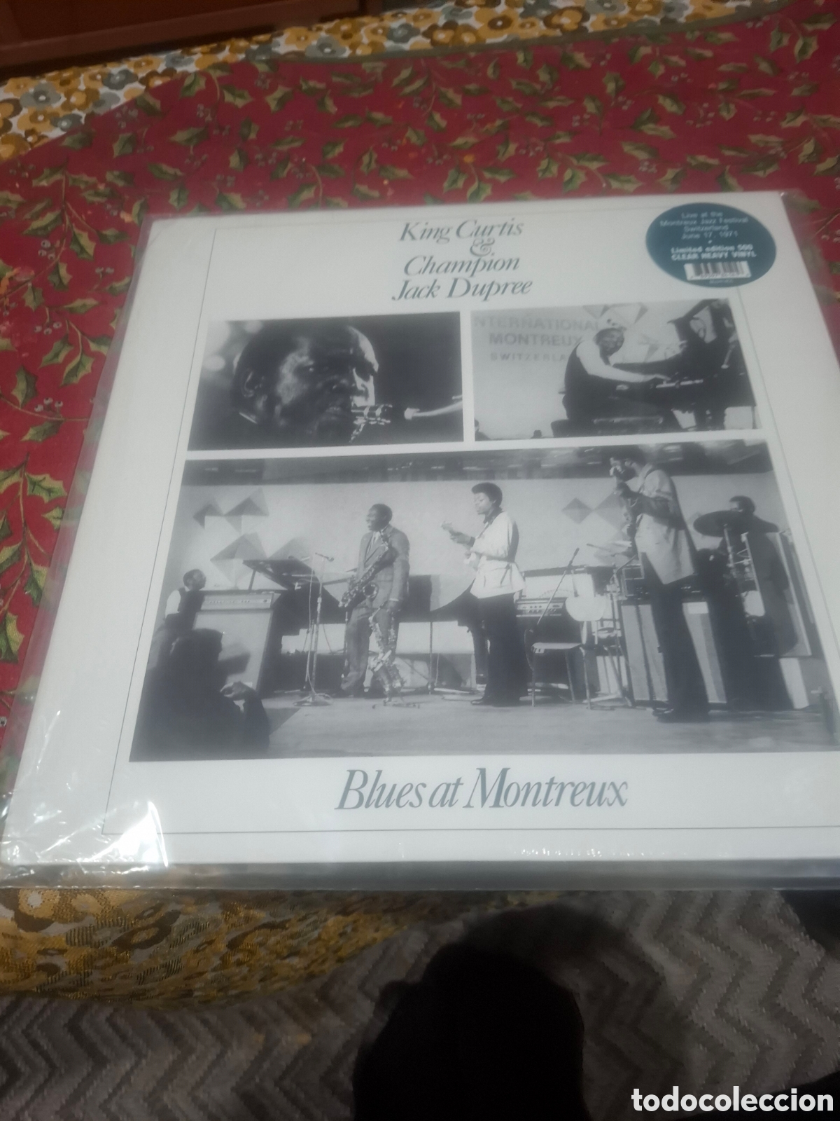 Discos de vinilo: King Curtis Y Champion Jack Dupree Blues At Montreux Clear Vinyl ed 500 ejemplares