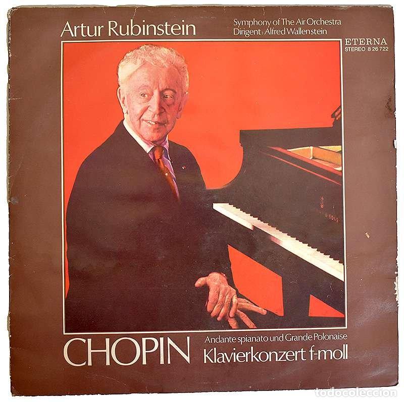 Discos de vinilo: Chopin, Artur Rubinstein - Klavierkonzert f-moll. LP