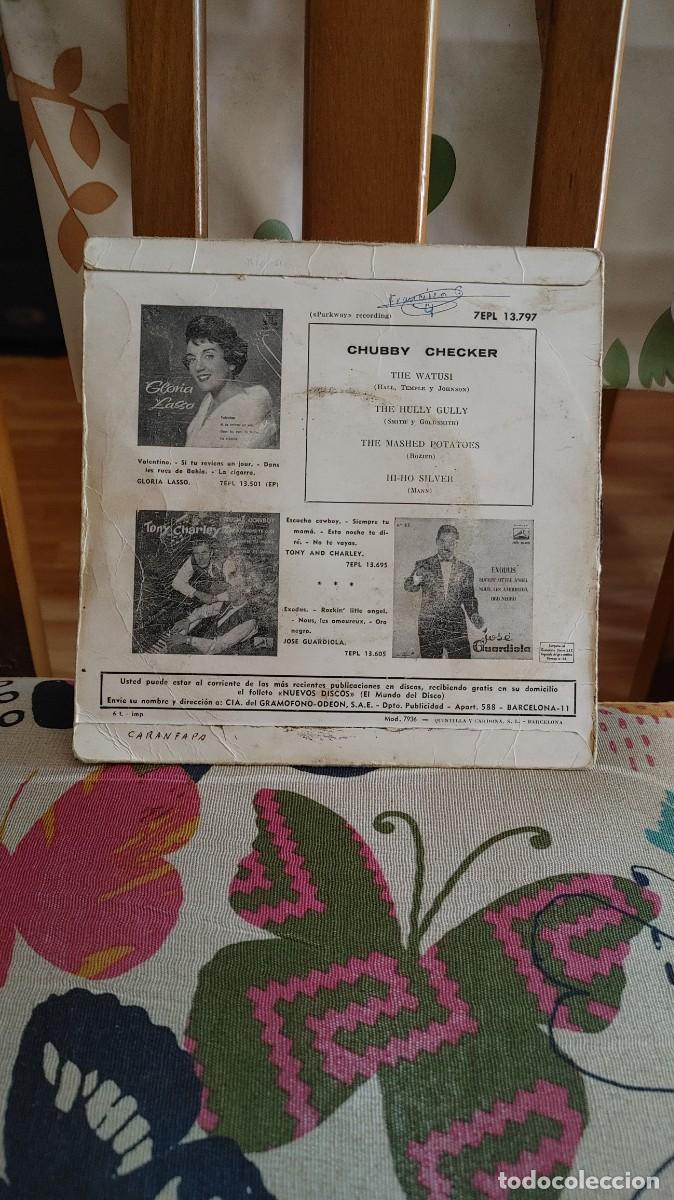 Discos de vinilo: CHUBBY CHECKER-EP THE WATUSI +3 - Foto 2