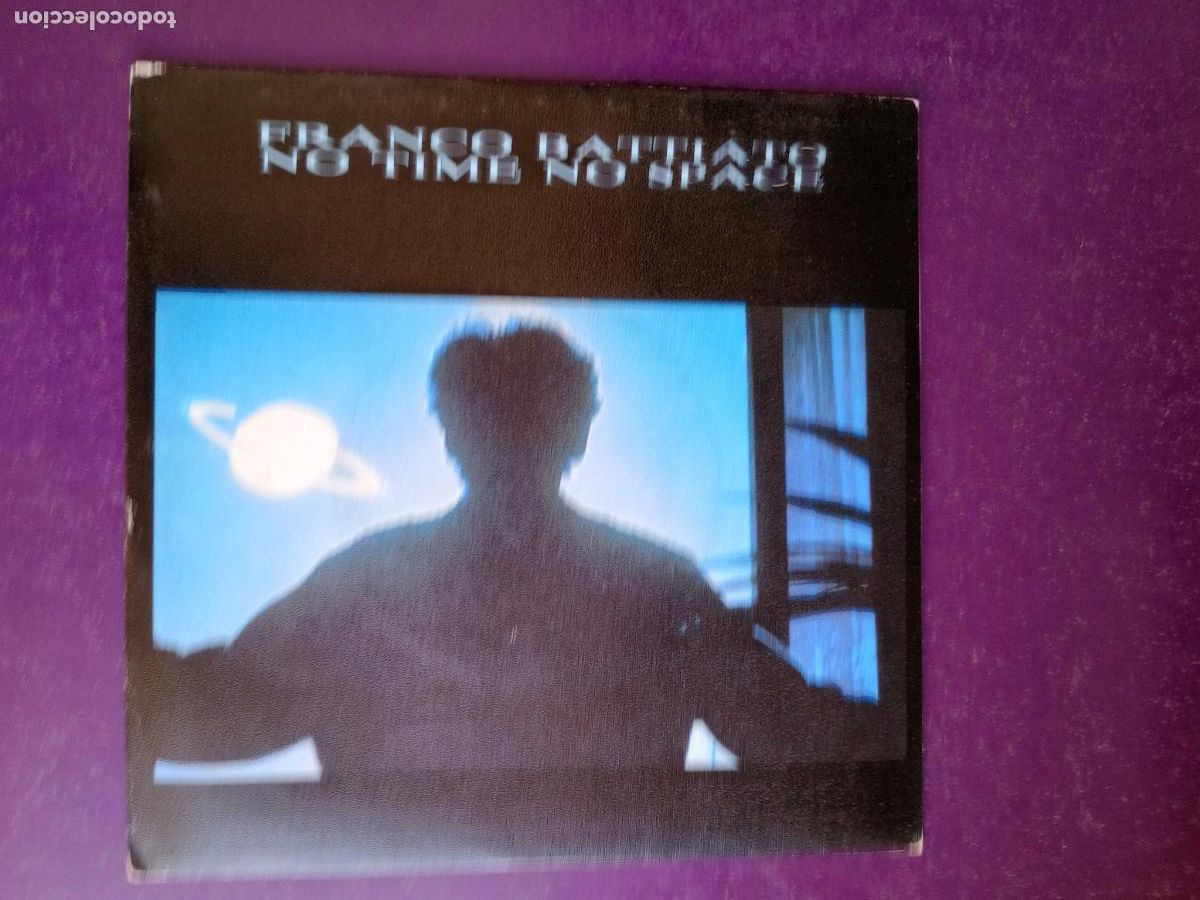 Discos de vinilo: FRANCO BATTIATO &lrm;&ndash; NO TIME NO SPACE - SG EMI 1985 PROMO - ELECTRONICA POP ITALIA 80'S - SIN USO