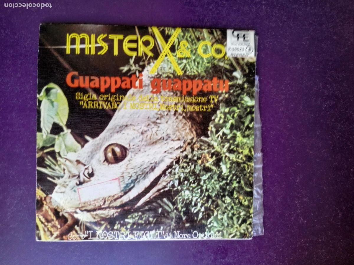Discos de vinilo: Mister X & Co. &lrm;&ndash; Guappati Guappatu - Sg POPLANDIA 1977 - ITALIA BSO DISCO POP 70'S