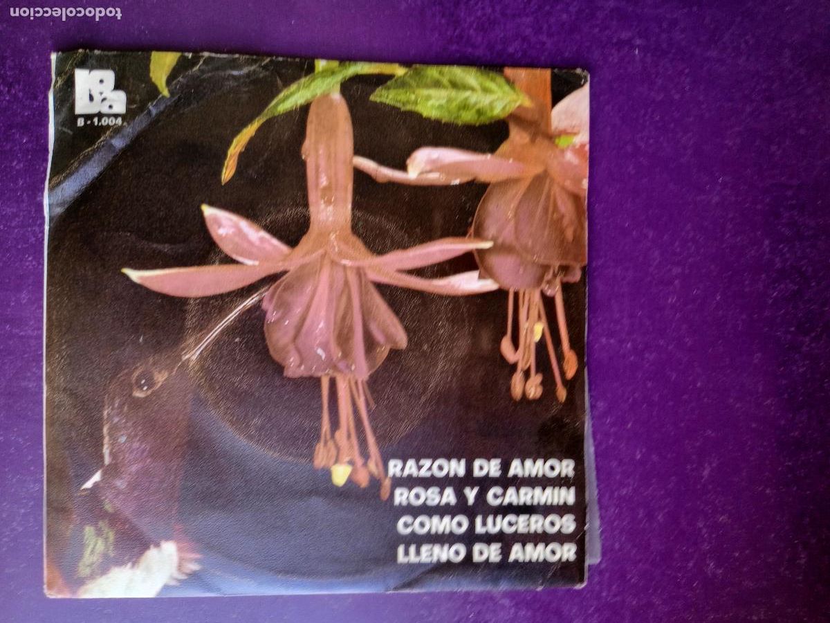 Discos de vinilo: Los Caireles &lrm;&ndash; Raz&oacute;n De Amor +3 EP BOA AUDIOVIDEO 1974 - DANY FERBO - POP 70'S