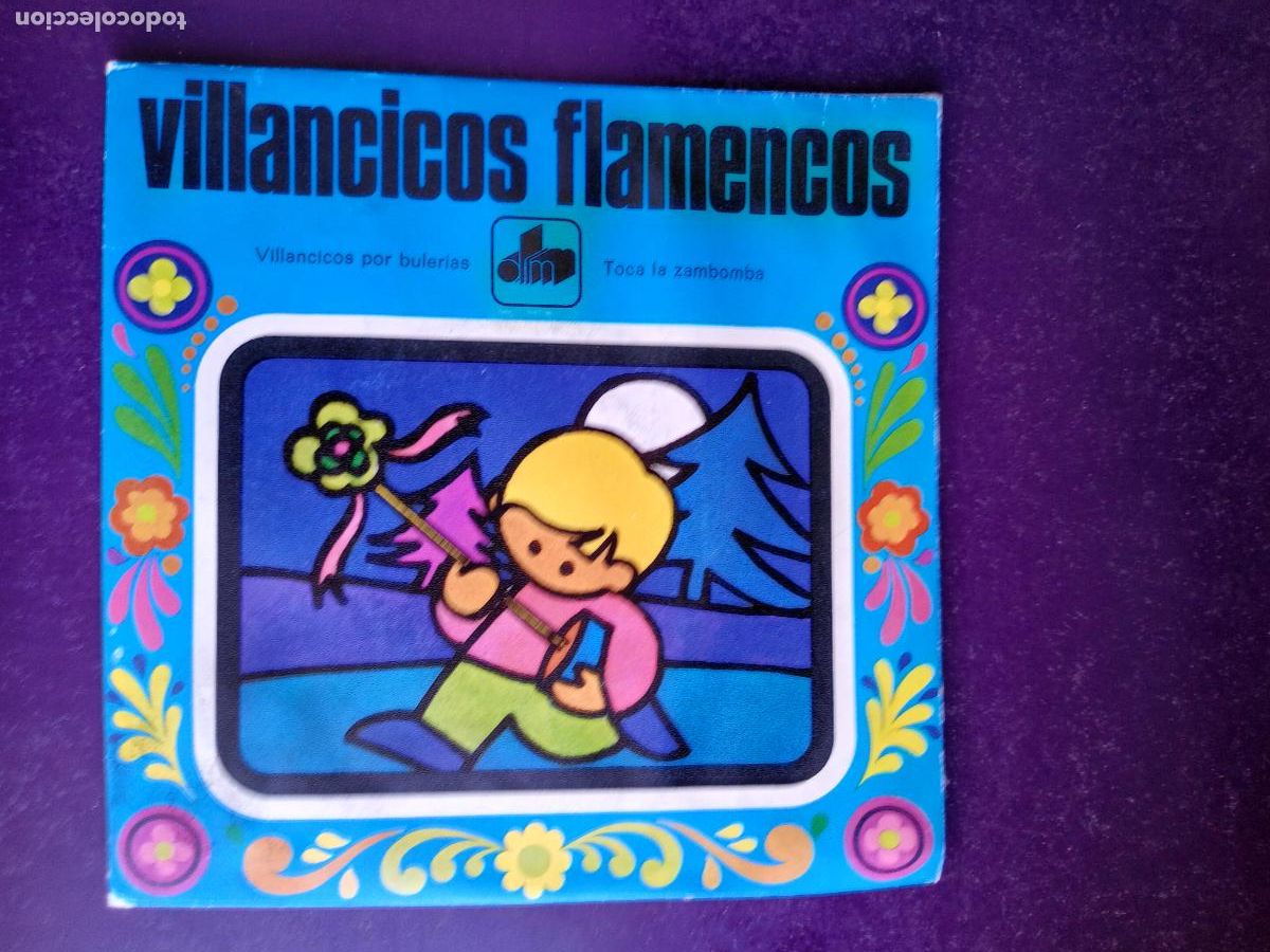 Discos de vinilo: VILLANCICOS FLAMENCOS - POR BULERIAS +1 - Sg DIM 1971 - GRUPO FLAMENCO CAMPANILLEROS, JUAN MAYA