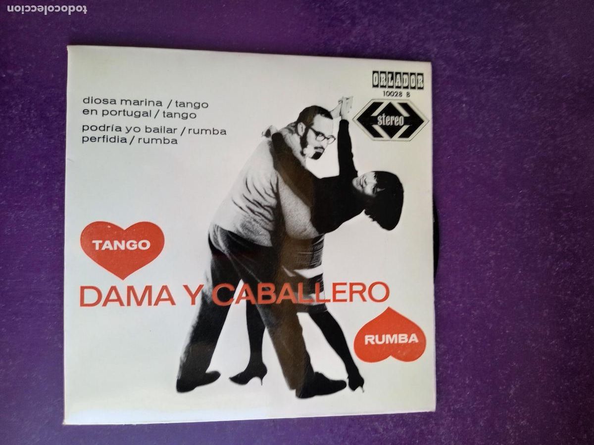 Discos de vinilo: Max Greger Y Su Orq&lrm;&ndash; Dama Y Caballero - Tango / Rumba - EP ORLADOR 1965 - LOUNGE, EASY LISTENING