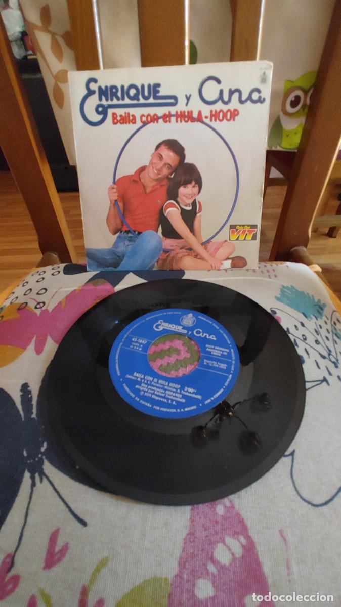 Discos de vinilo: ENRIQUE Y ANA-SINGLE BAILA CON EL HULA HOOP