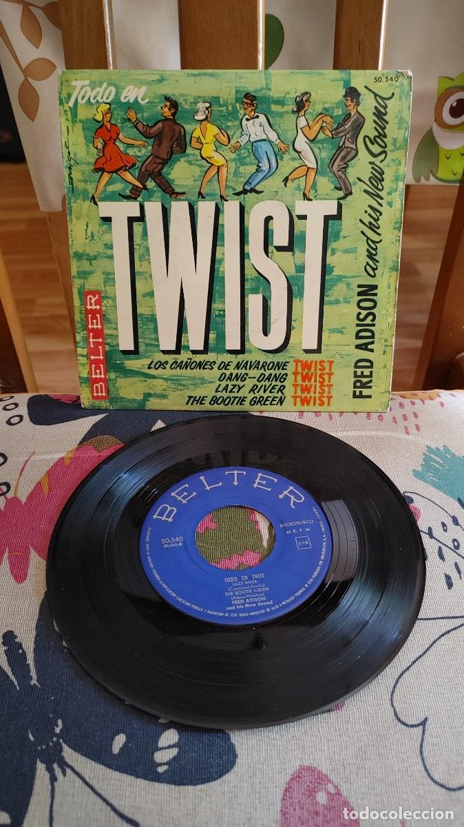 Discos de vinilo: FRED ADISON AND HIS NEW SOUND-EP TWIST