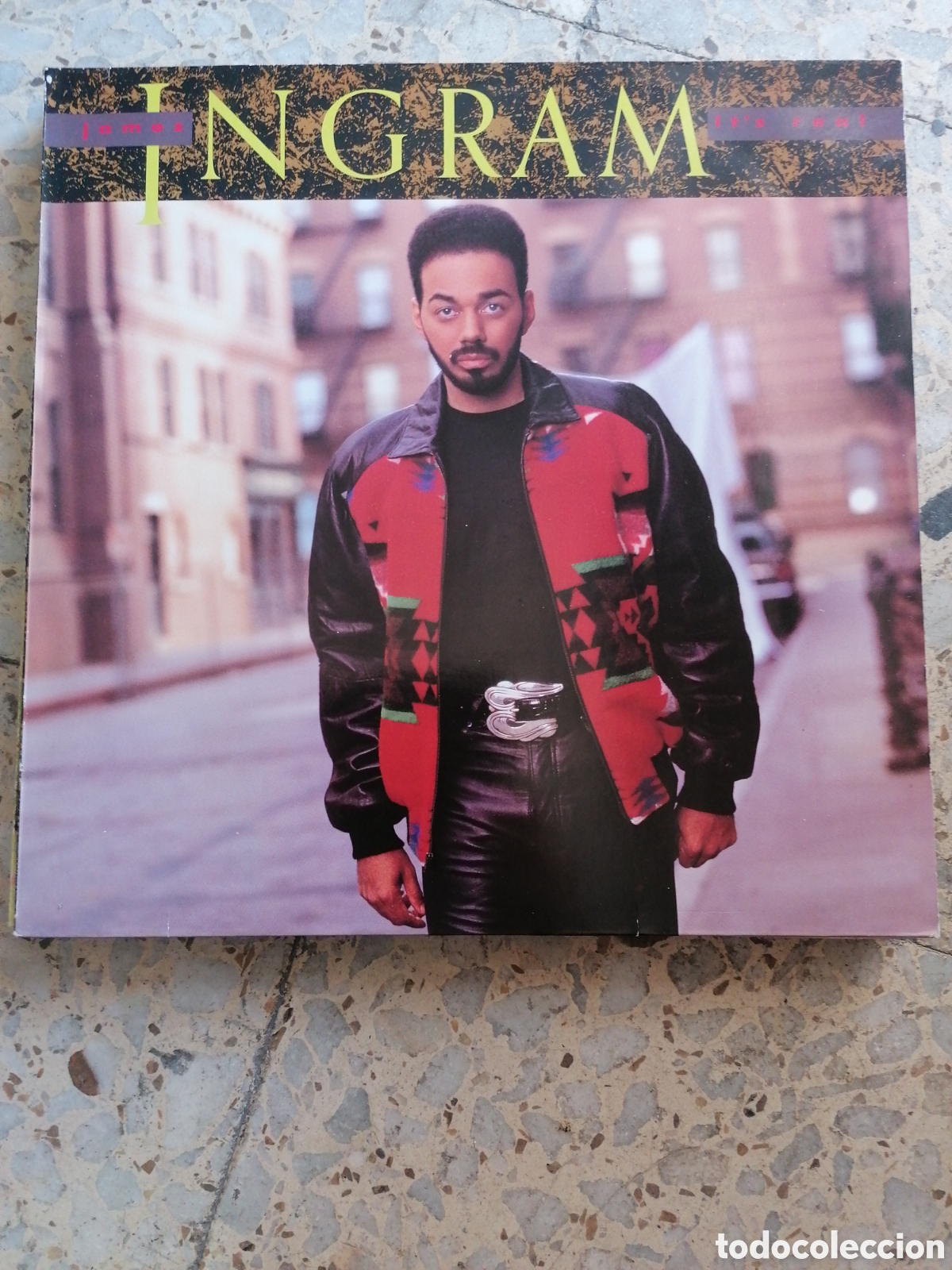 Vinyl-Schallplatten: LP JAMES INGRAM IT&acute;S REAL 1989 GERMANY INSERT