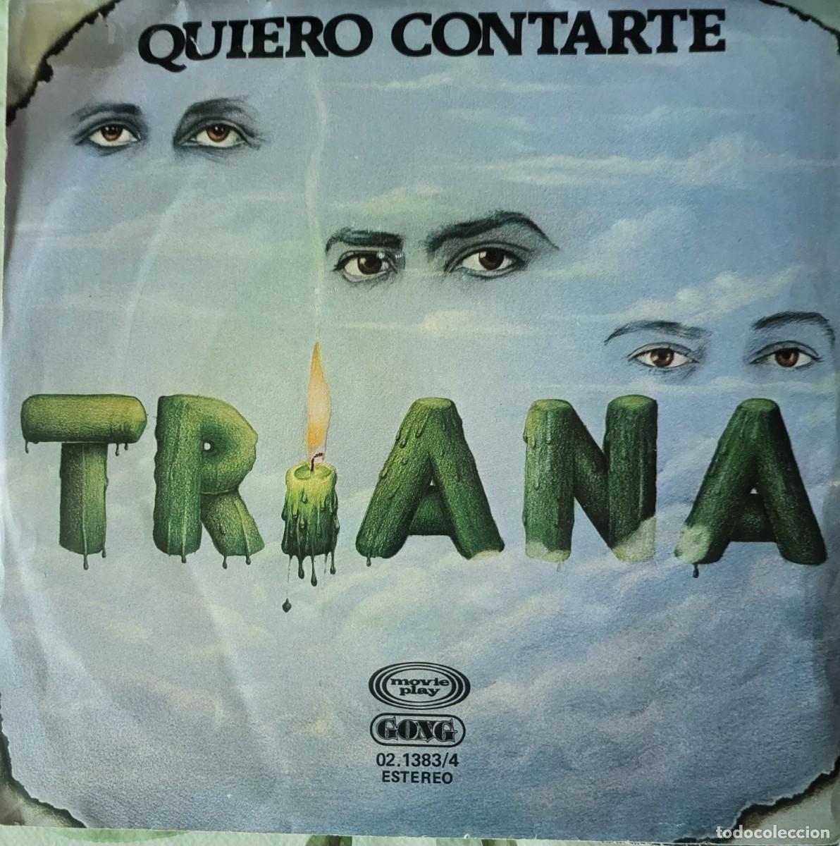 Discos de vinilo: Triana single sello Movieplay editado en Espa&ntilde;a a&ntilde;o 1979...