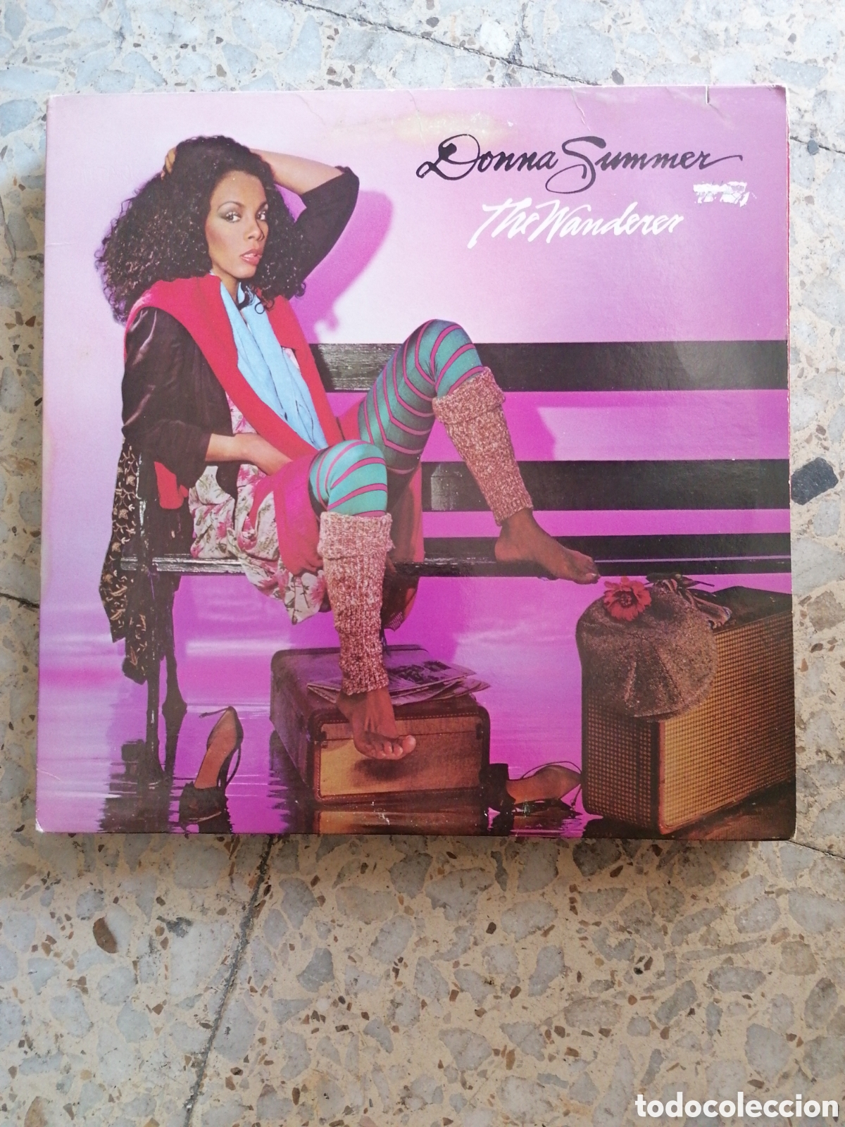 Discos de vinilo: LP DONNA SUMMER THE WANDERER 1980 USA INSERT