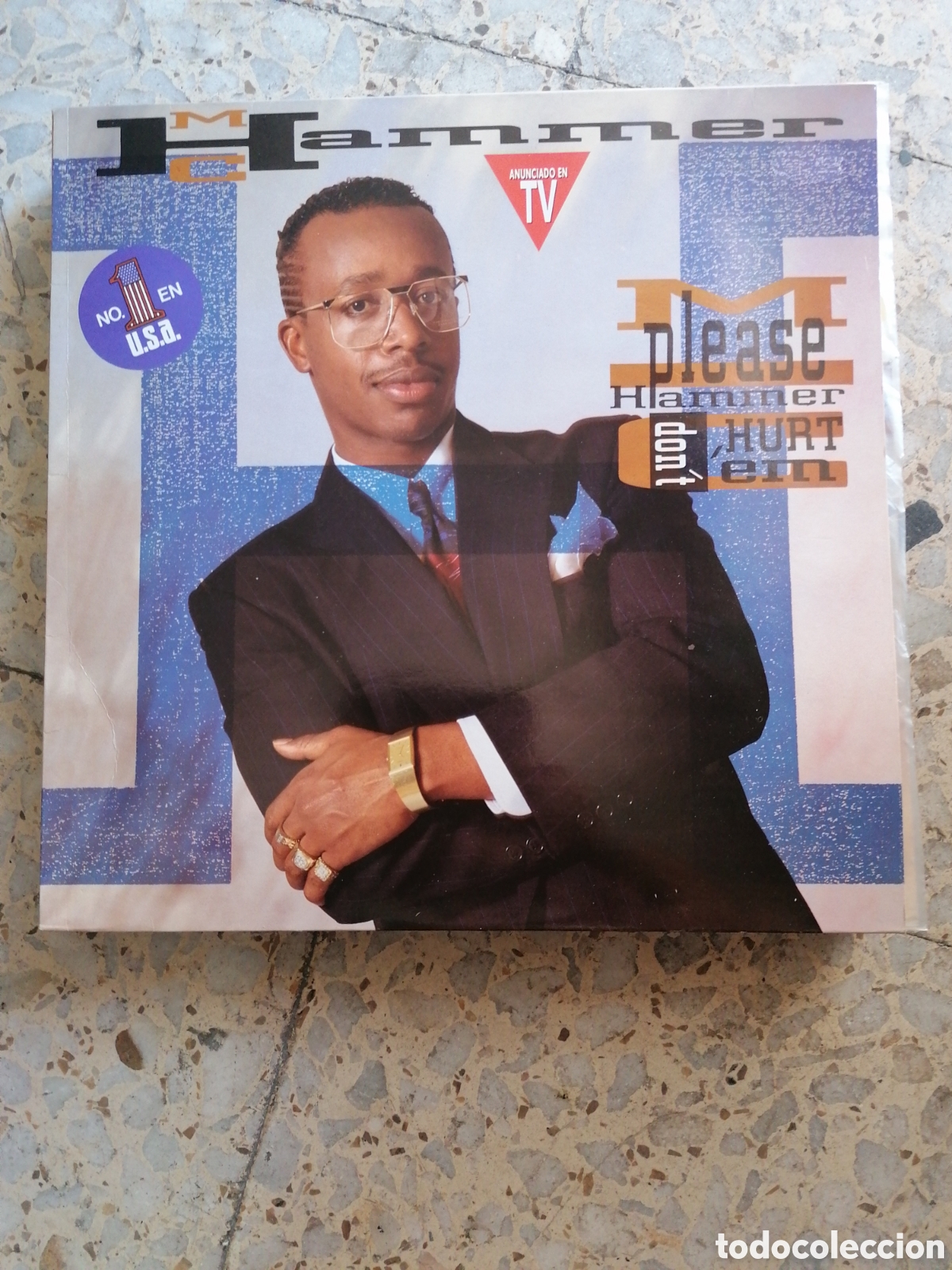 Discos de vinilo: LP MC HAMMER PLEASE HAMMER DON&acute;T HURT EM 1990 ESPA&Ntilde;A INSERT EX