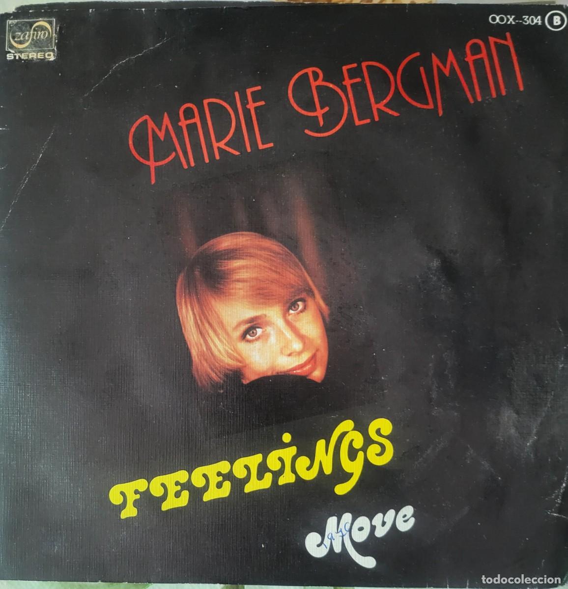 Discos de vinilo: Marie Bergman single sello Zafiro editado en Espa&ntilde;a a&ntilde;o 1976 promocional...