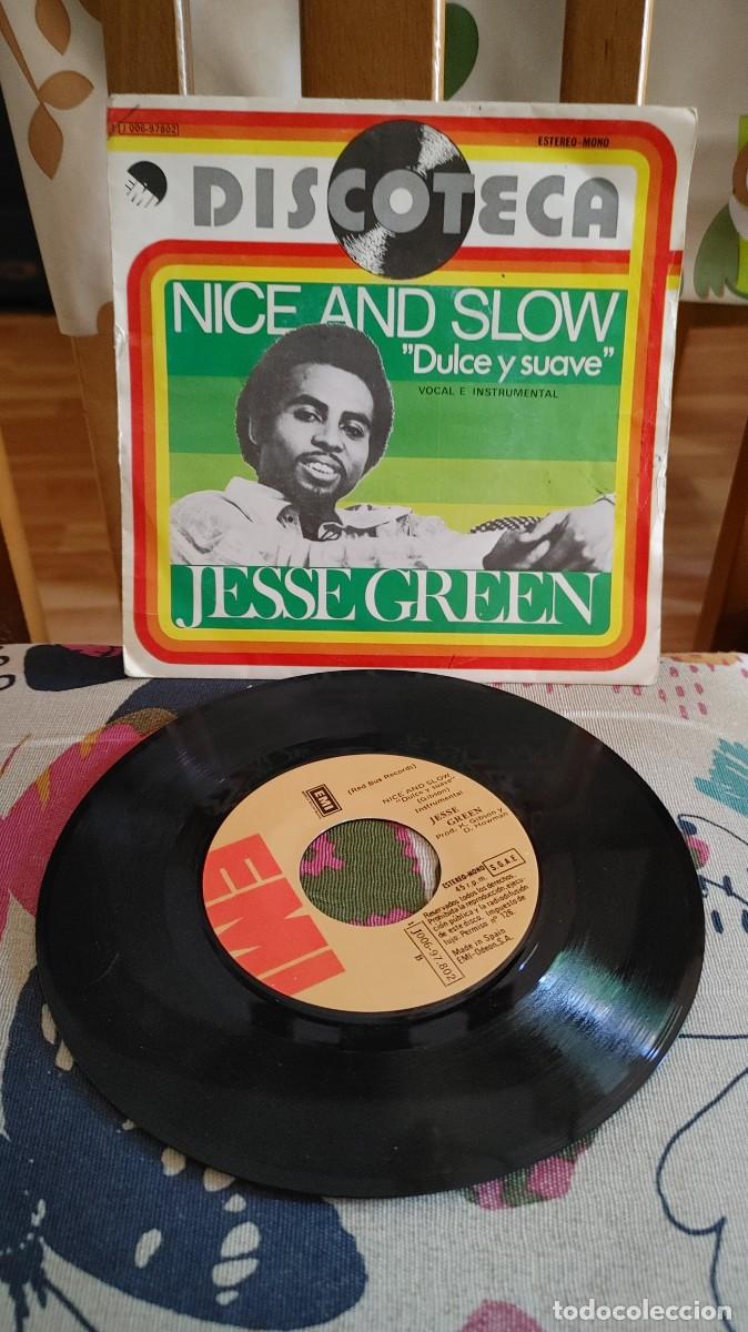 Discos de vinilo: JESSE GREEN-SINGLE NICE AND SLOW - Foto 1