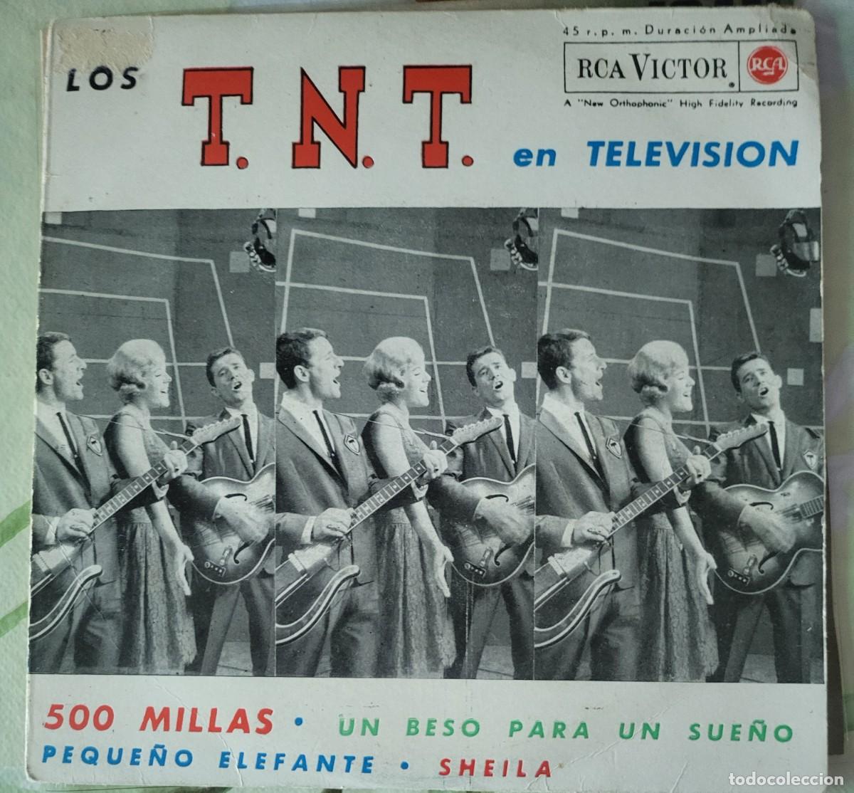 Discos de vinilo: Los TNT en televisi&oacute;n Ep sello RCA Victor editado en Espa&ntilde;a a&ntilde;o 1963...