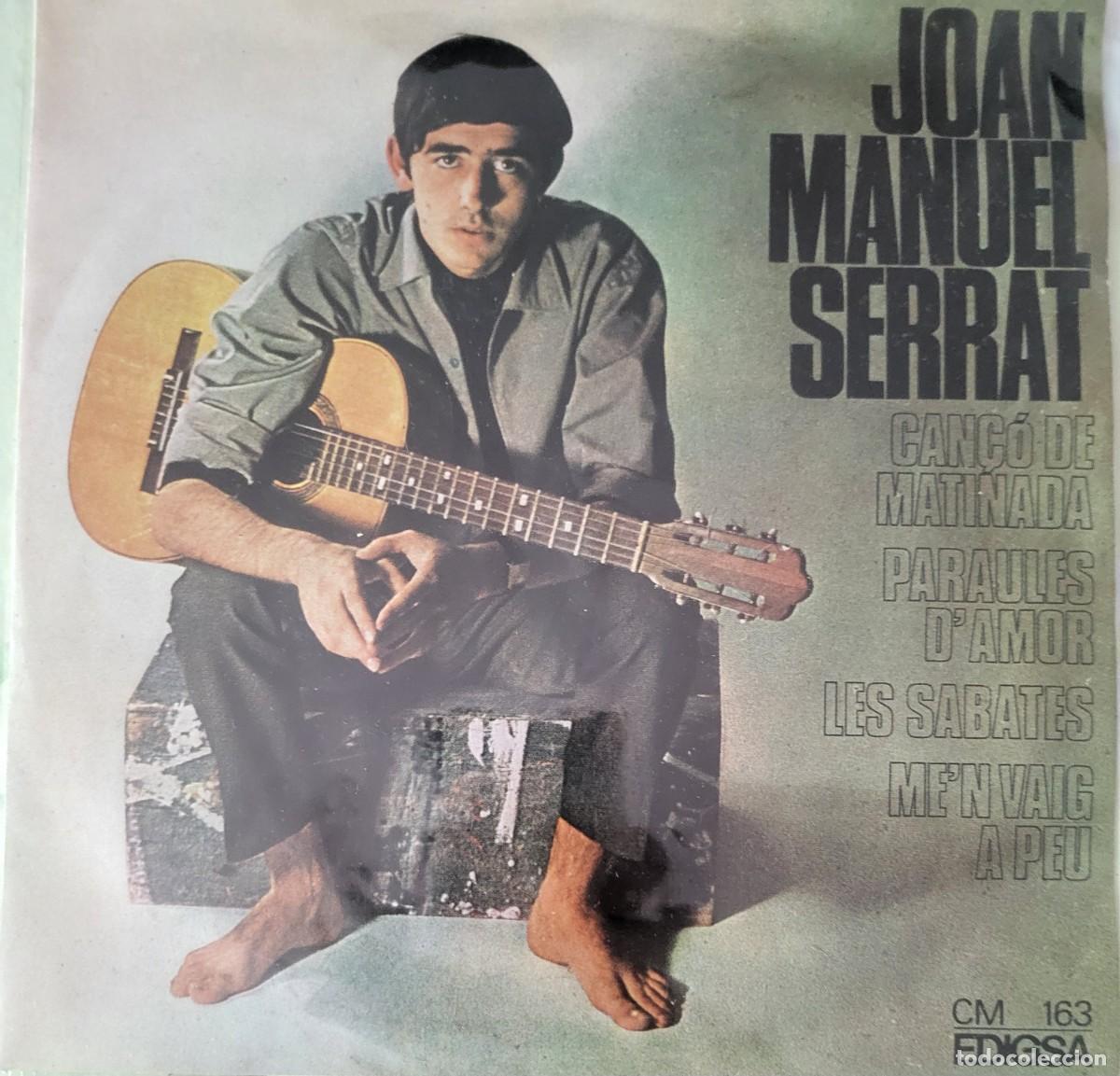 Discos de vinilo: Joan Manuel Serrat en Catalan Ep sello Edigsa editado en Espa&ntilde;a a&ntilde;o 1966...