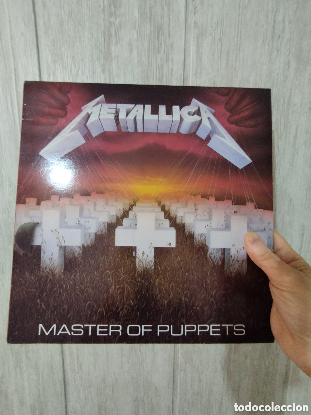 Discos de vinilo: Metallica, vinilo. M&aacute;ster of Puppets.
