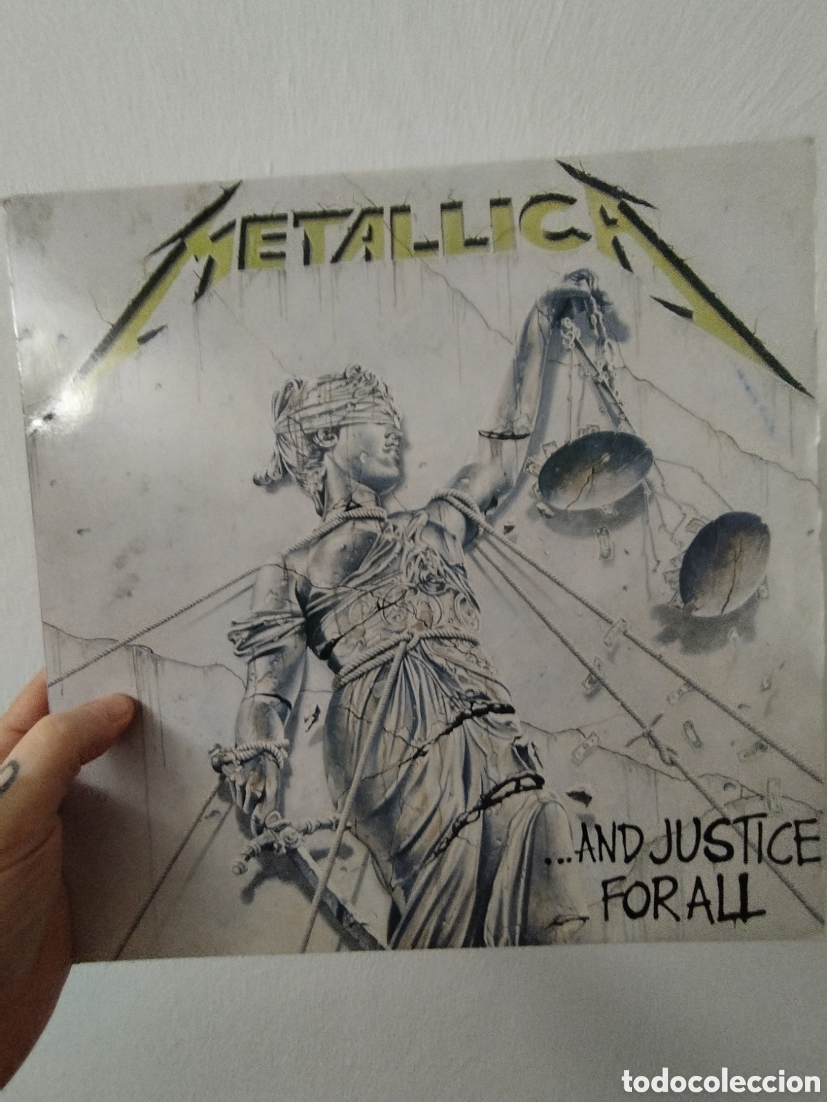 Discos de vinilo: Metallica. Doble vinilo. ...Anda Justice for all.
