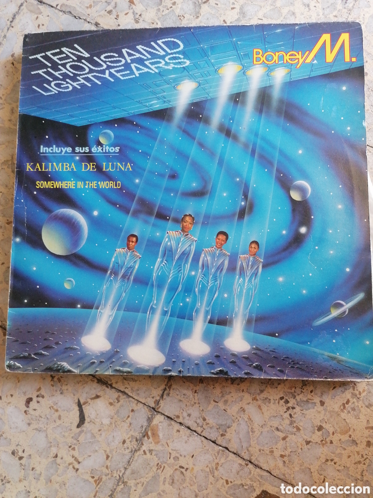 Vinyl-Schallplatten: LP BONEY M TEN THOUSAND LIGHTYEARS 1984 ESPA&Ntilde;A