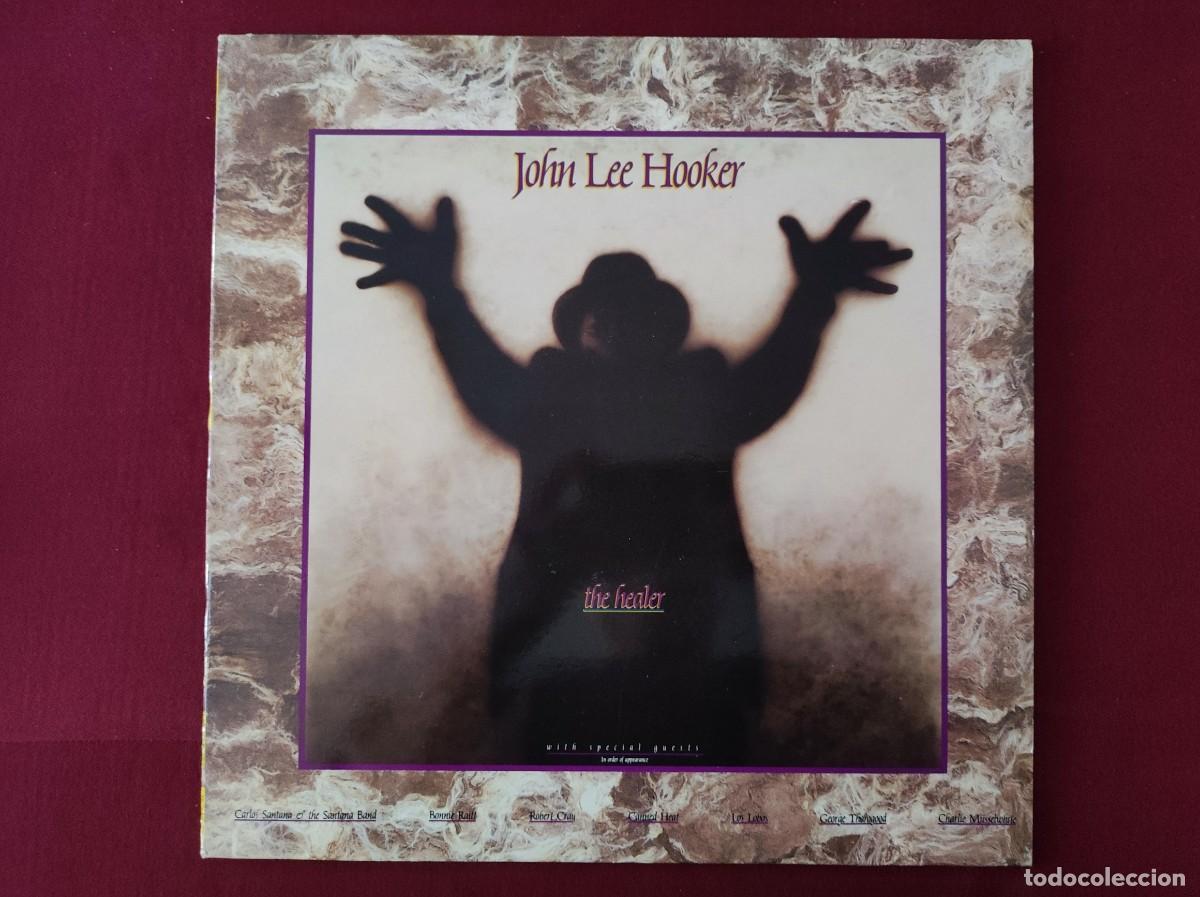 Discos de vinilo: Vinilo LP John Lee Hooker - The Healer (1990, Espa&ntilde;a, Silvertone ZL 74307)