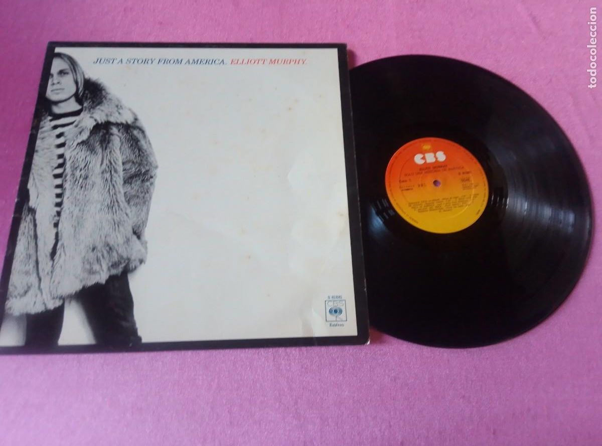 Vinyl records: JUST A STORY FROM AMERICA ELLIOTT MURPHY LP L133