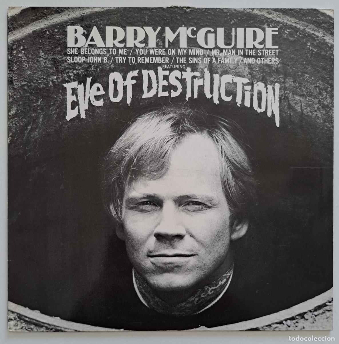 Discos de vinilo: BARRY McGUIRE - EVE OF DESTRUCTION - MCA Records &ndash; 250 517-1 - FRANCE 1985