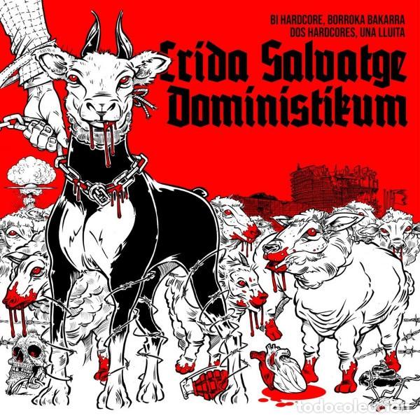 Discos de vinilo: Crida Salvatge, Doministikum - Dos Hardcore, Una Lluita / Bi Hardcore, Borroka Bakarra (LP, Album)