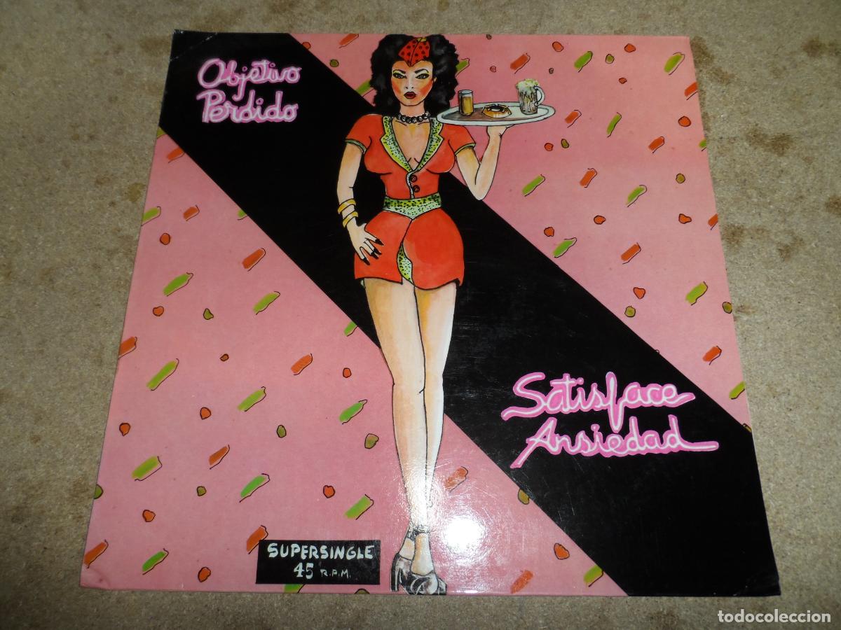 Discos de vinilo: OBJETIVO PERDIDO &ndash; SATISFACE ANSIEDAD (SPAIN 1983)