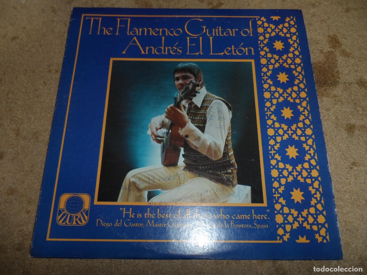 Discos de vinilo: Andr&eacute;s El Let&oacute;n &ndash; The Flamenco Guitar Of Andr&eacute;s El Let&oacute;n (USA 1975)
