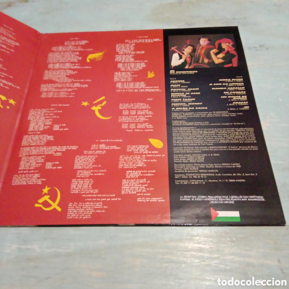 Discos de vinilo: OS RESENTIDOS - JEI - LP GATEFOLD + SINGLE - Foto 5