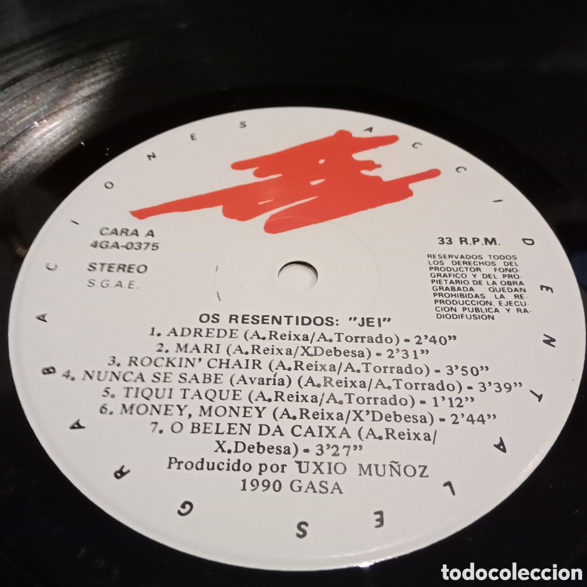 Discos de vinilo: OS RESENTIDOS - JEI - LP GATEFOLD + SINGLE - Foto 8