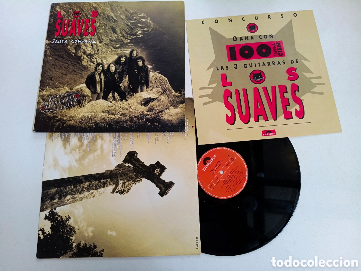Discos de vinilo: LOS SUAVES - Santa Compa&ntilde;a - LP ORIGINAL POLYDOR 1994