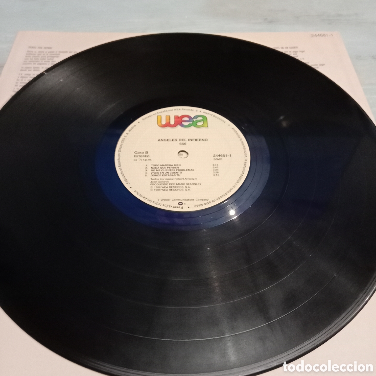 Discos de vinilo: ANGELES DEL INFIERNO - 666 - LP - Foto 8