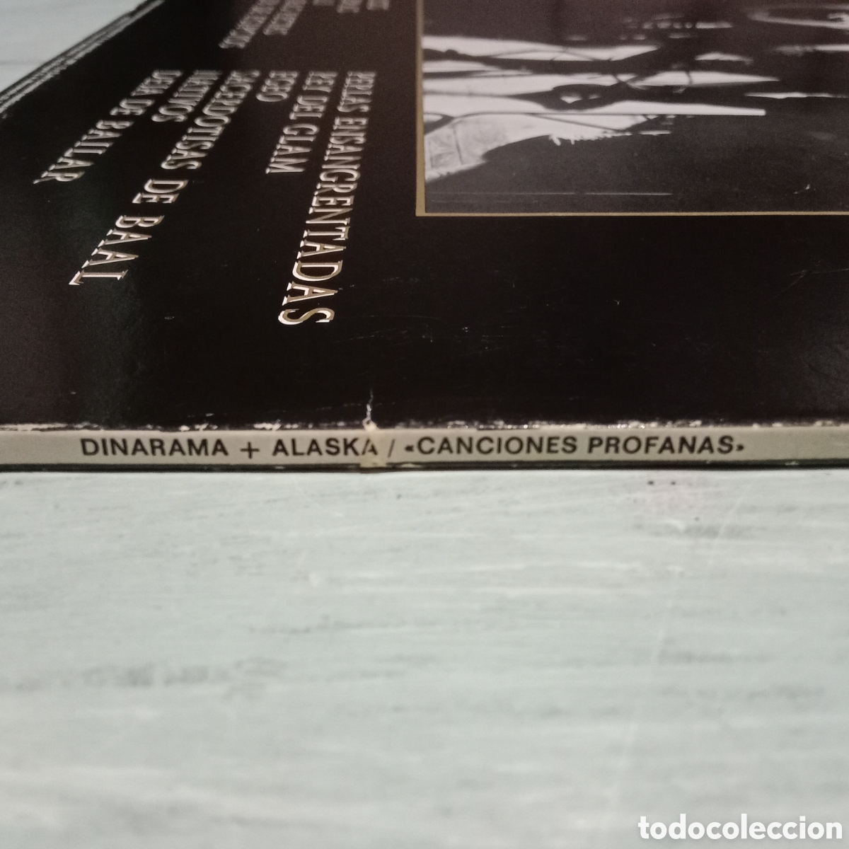 Discos de vinilo: DINARAMA + ALASKA - CANCIONES PROFANAS - LP - Foto 3