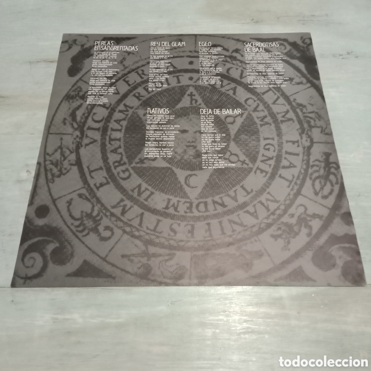 Discos de vinilo: DINARAMA + ALASKA - CANCIONES PROFANAS - LP - Foto 5